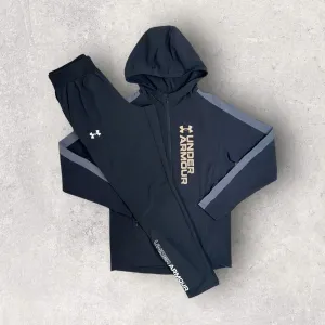 UNDER ARMOUR STORM TRACKSUIT - BLACK