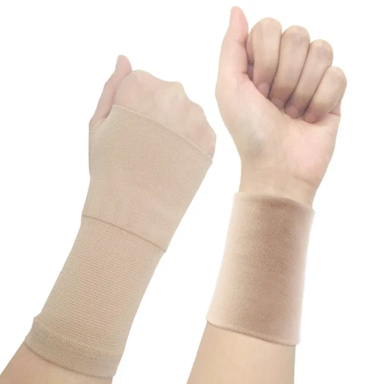 1 Pair Joint Keep Warm Cold Nylon Protection Cover, Specification: XL(Bracers Skin Color)