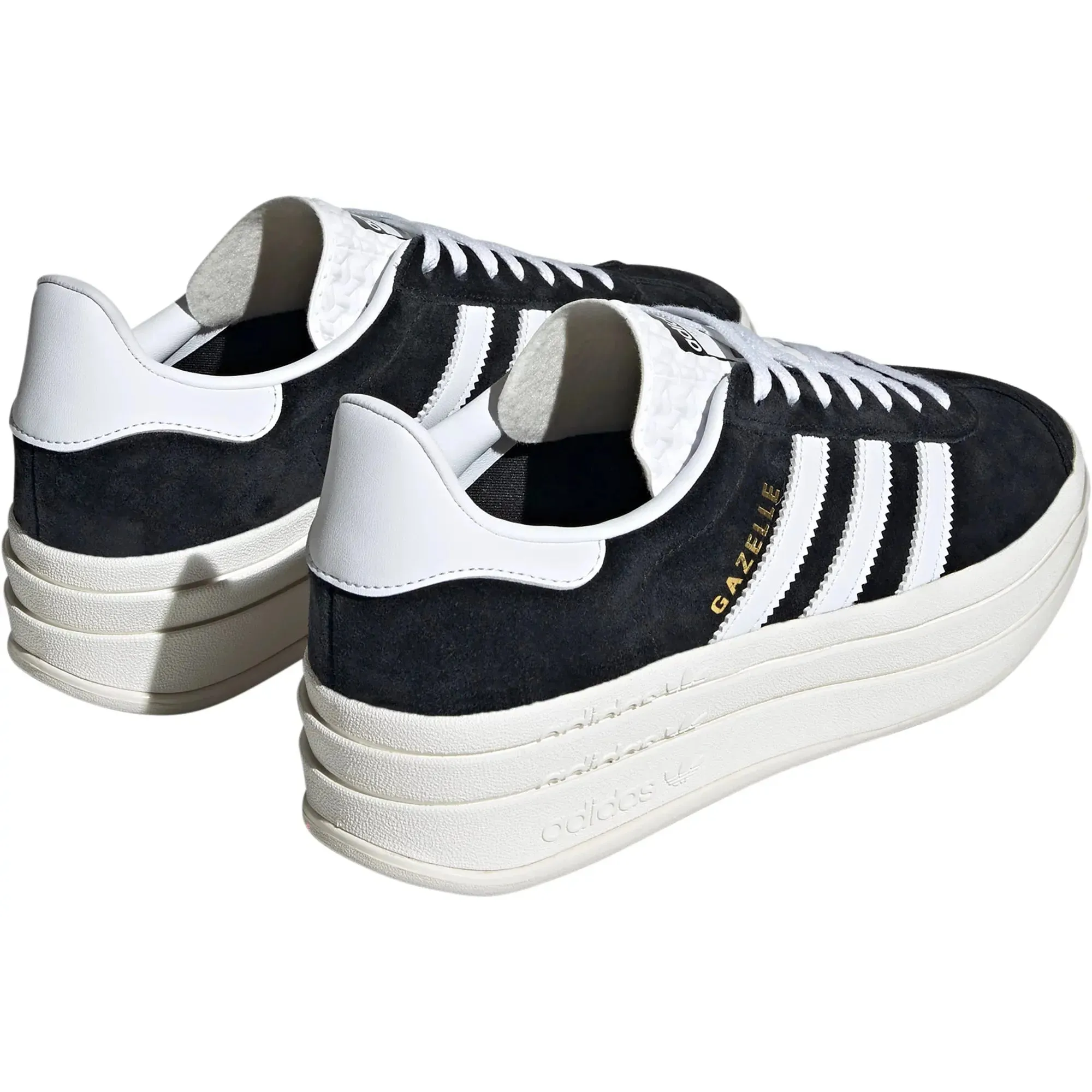 Adidas Women's Gazelle Bold Shoes - Core Black / Cloud White