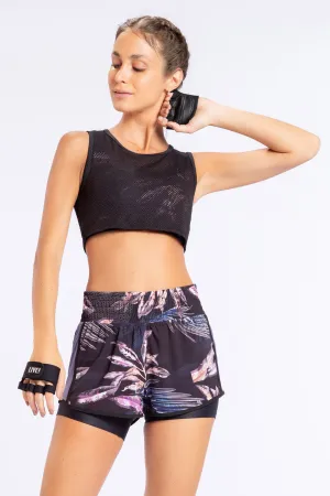 Air Soft Net Cropped Tank