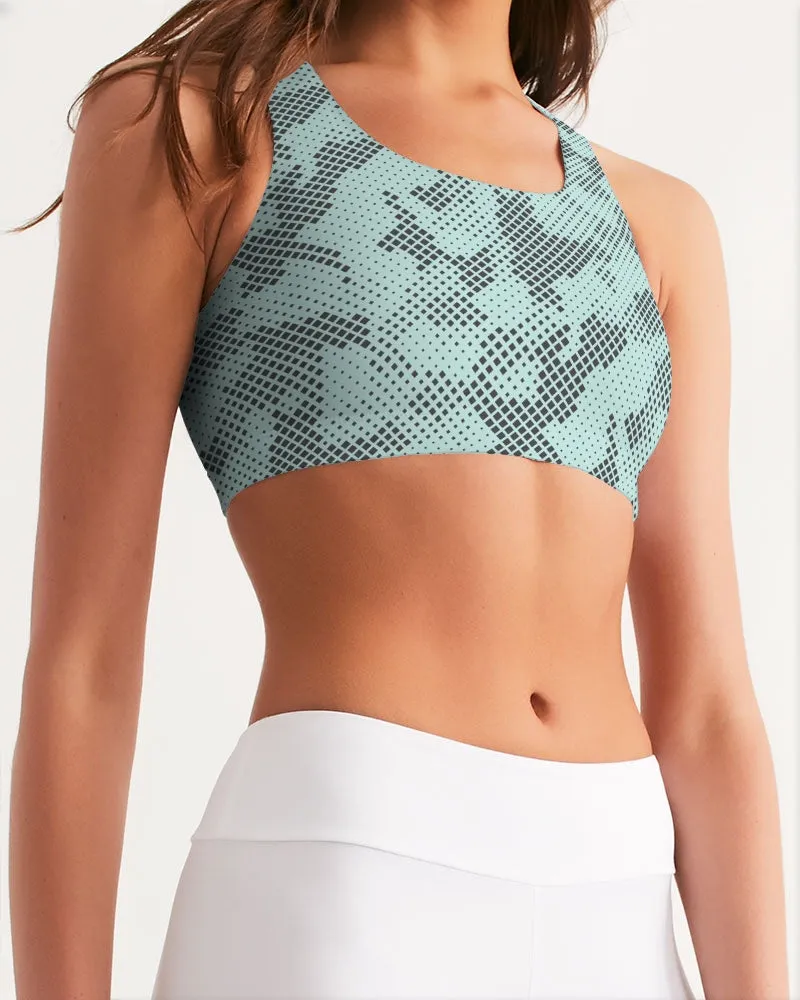 Althea Athletic Diamond Camo Women's Seamless Sports Bra