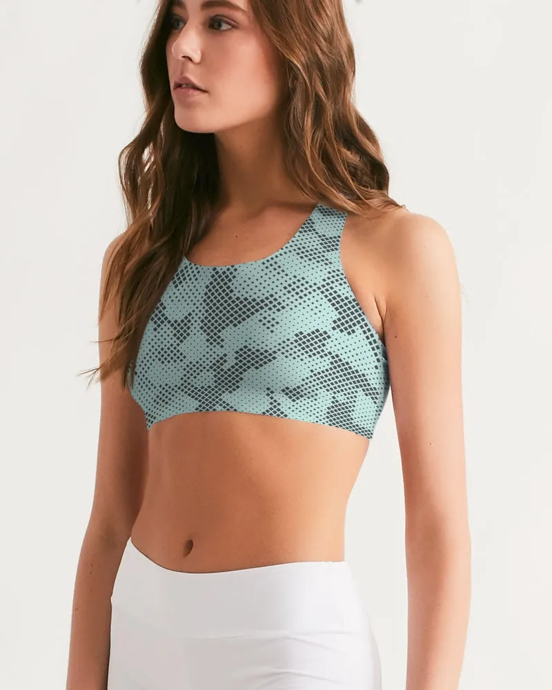 Althea Athletic Diamond Camo Women's Seamless Sports Bra