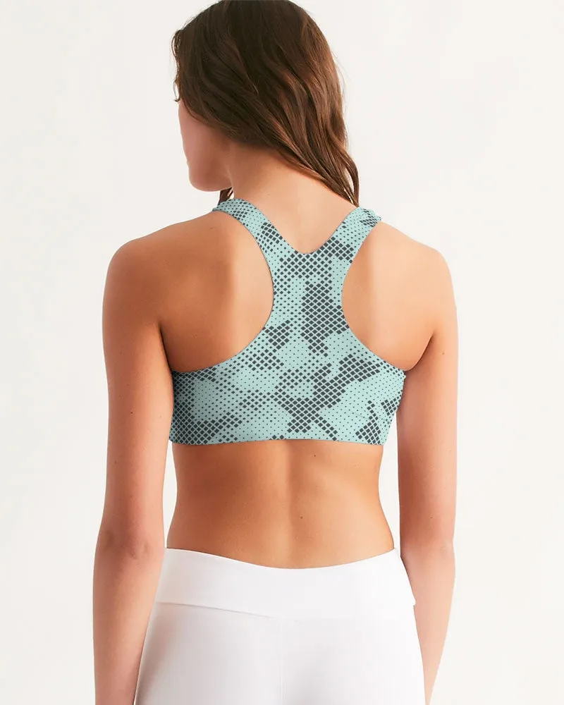 Althea Athletic Diamond Camo Women's Seamless Sports Bra