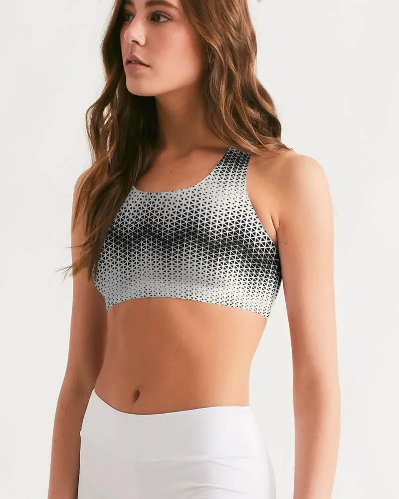 Althea Triangle Chevron One Women's Seamless Sports Bra