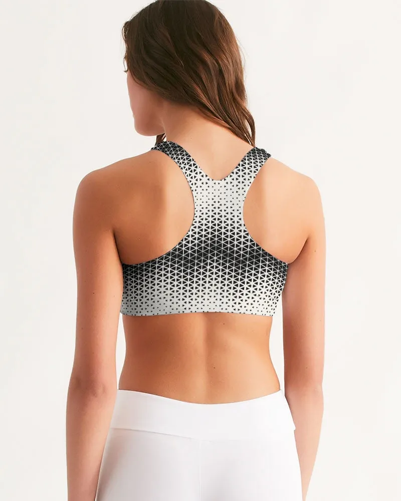 Althea Triangle Chevron One Women's Seamless Sports Bra