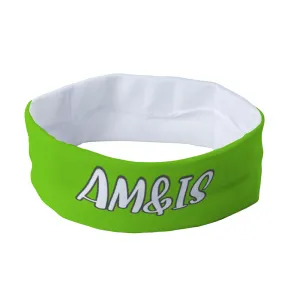 Am&Is Unisex Polyester Magic Scarf Headband - Green