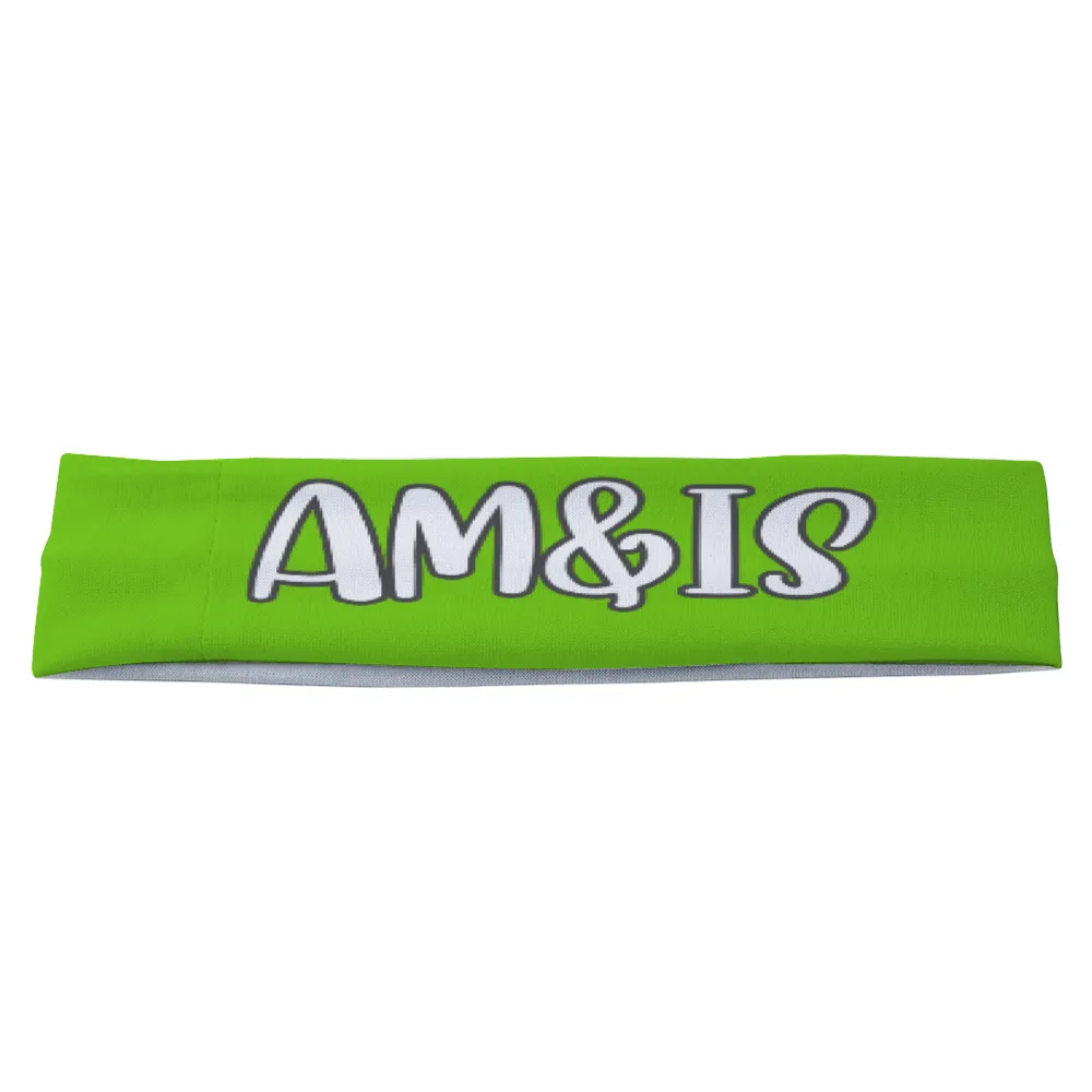 Am&Is Unisex Polyester Magic Scarf Headband - Green