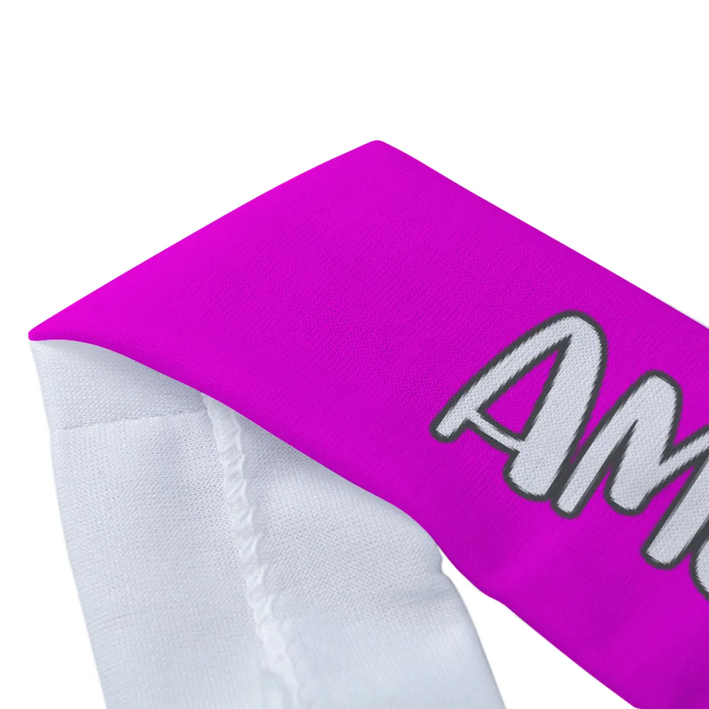 Am&Is Women's Polyester Magic Scarf Headband - Pink