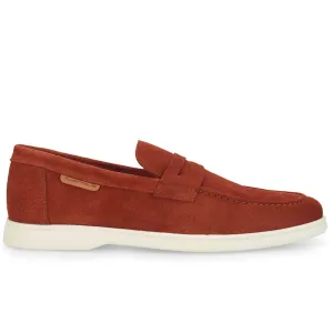 Ambitious Paros Moccasin Shoe - Brick