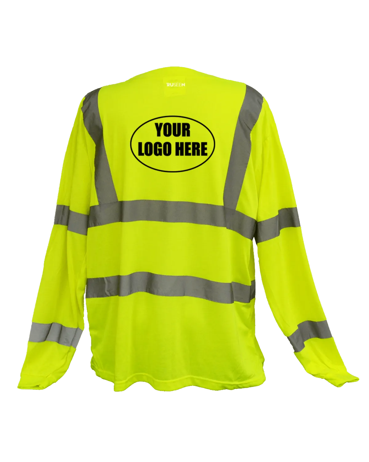 ANSI Class 3 Reflective Long Sleeve Shirt with Pocket and Logo -XL Only