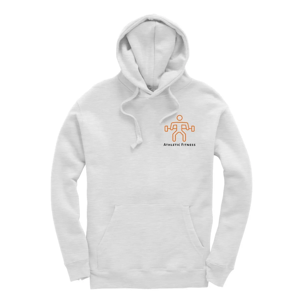 Athletic Fitness White Marl Hoodie