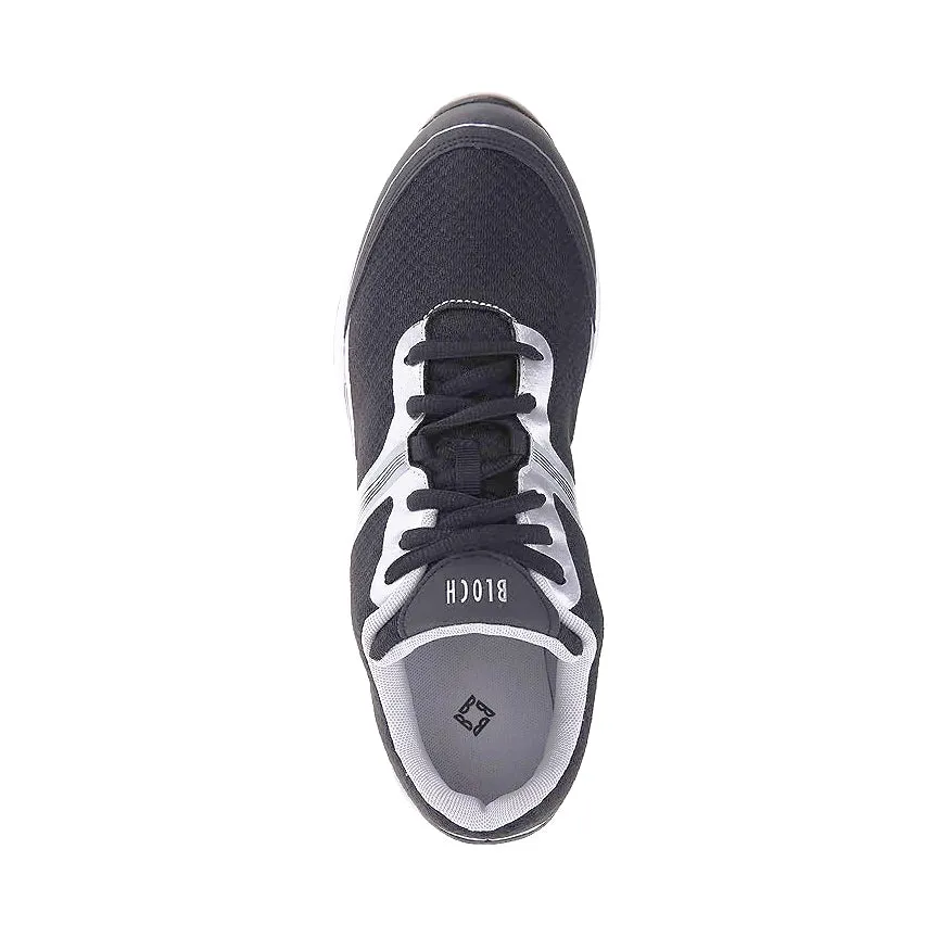 Bloch:  Element Dance Sneaker  | Black & Silver: Full Rubber Sole