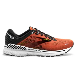 Brooks Adrenaline GTS 22 Mens | Orange/black/white