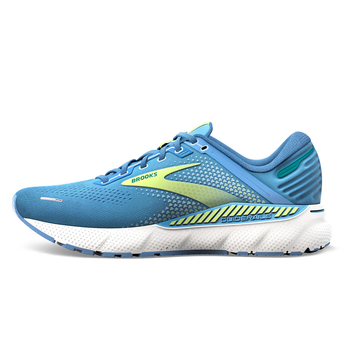 Brooks Adrenaline GTS 22 Womens | Silver Lake Blue/green/white