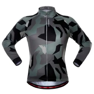 Camouflage Windproof Cycling Top Jersey