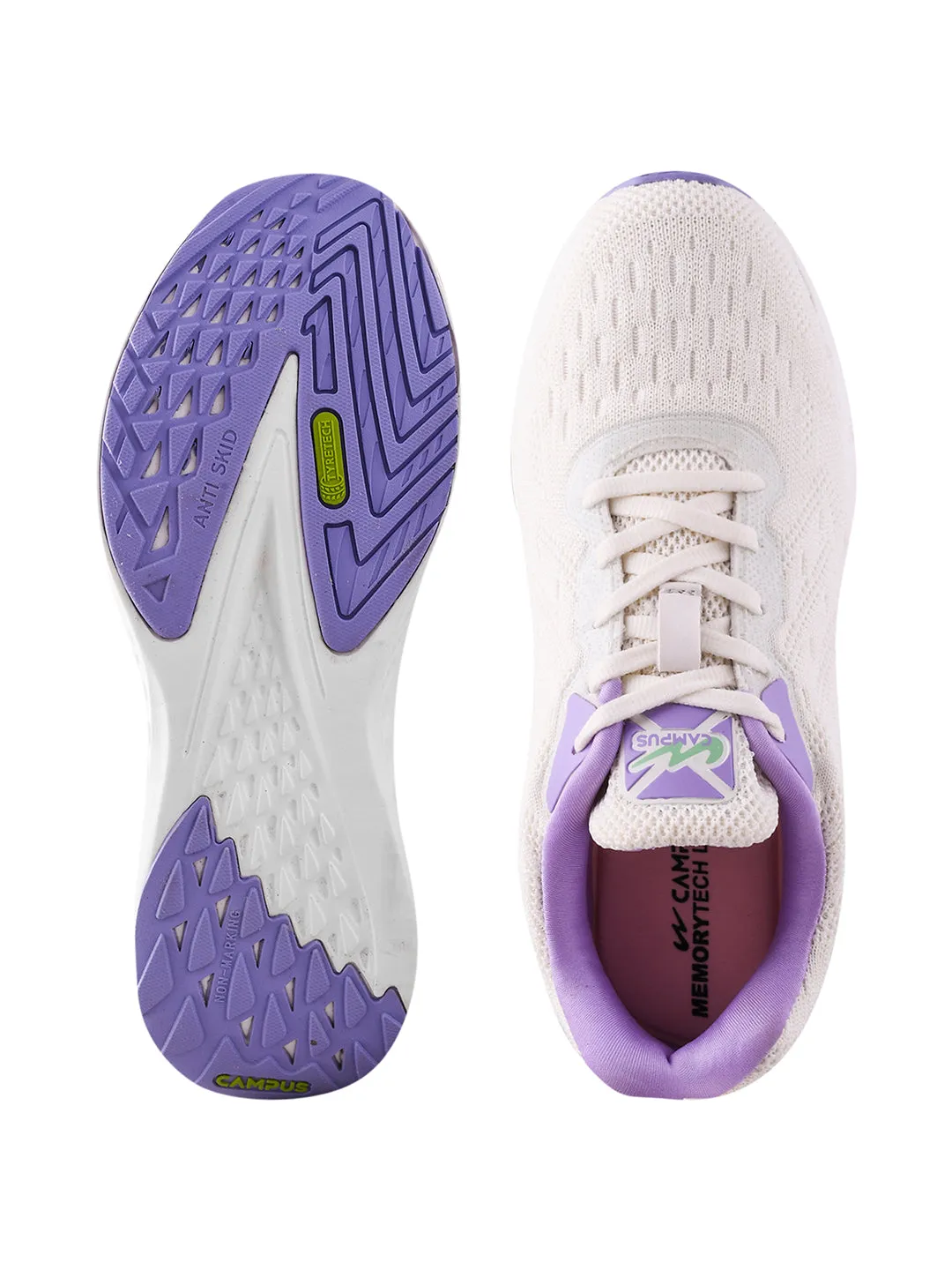 CAMP GABBIE White Women's Running Shoes