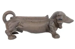 Cast Iron Dachshund Dog Boot Scraper