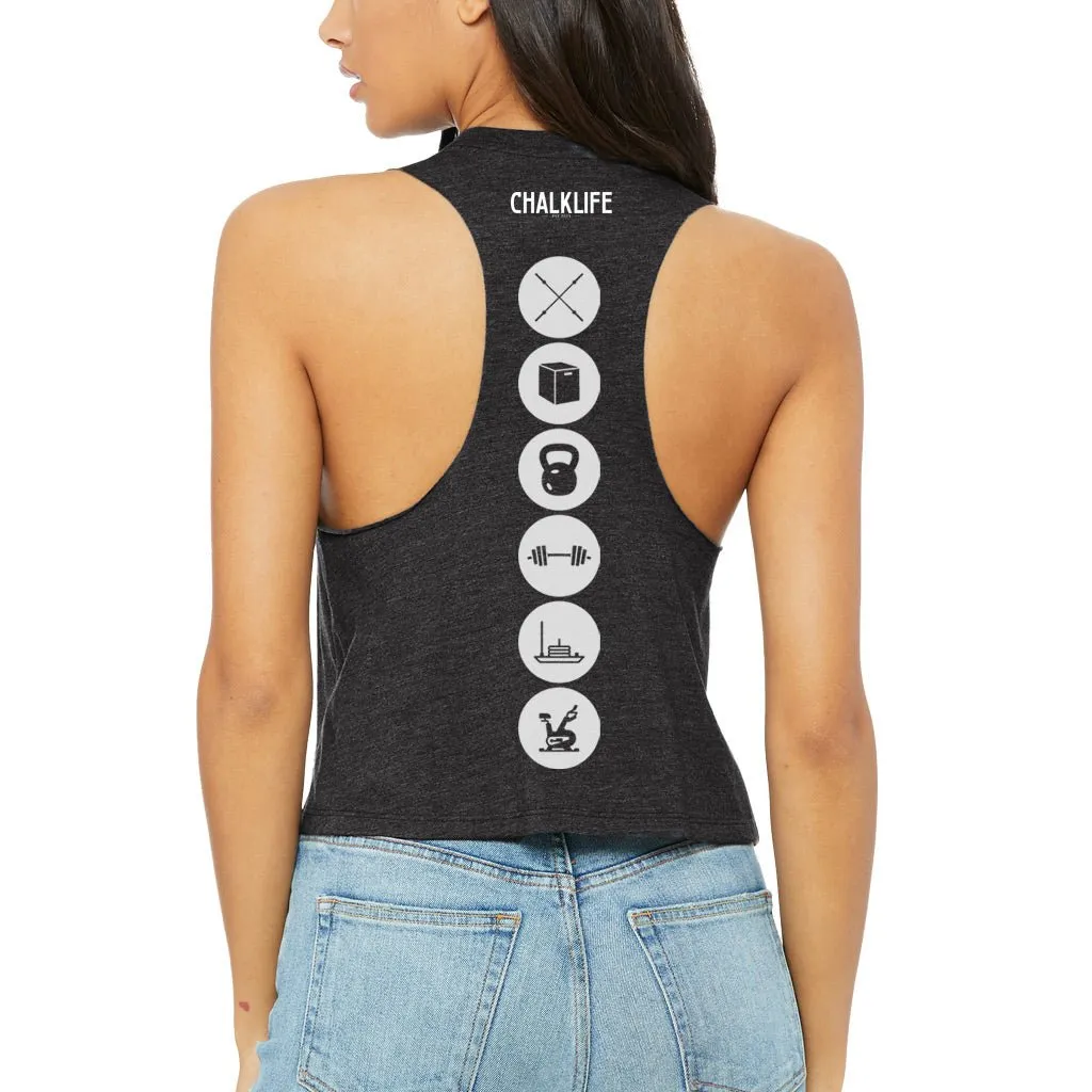 Chalklife Fitness Racerback Crop