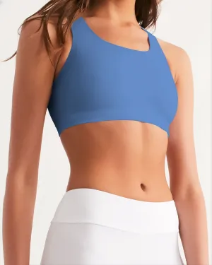 CHINA BLUE Women's Seamless Sports Bra