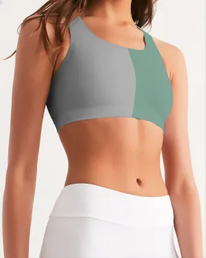 Color Collision Women's Seamless Sports Bra