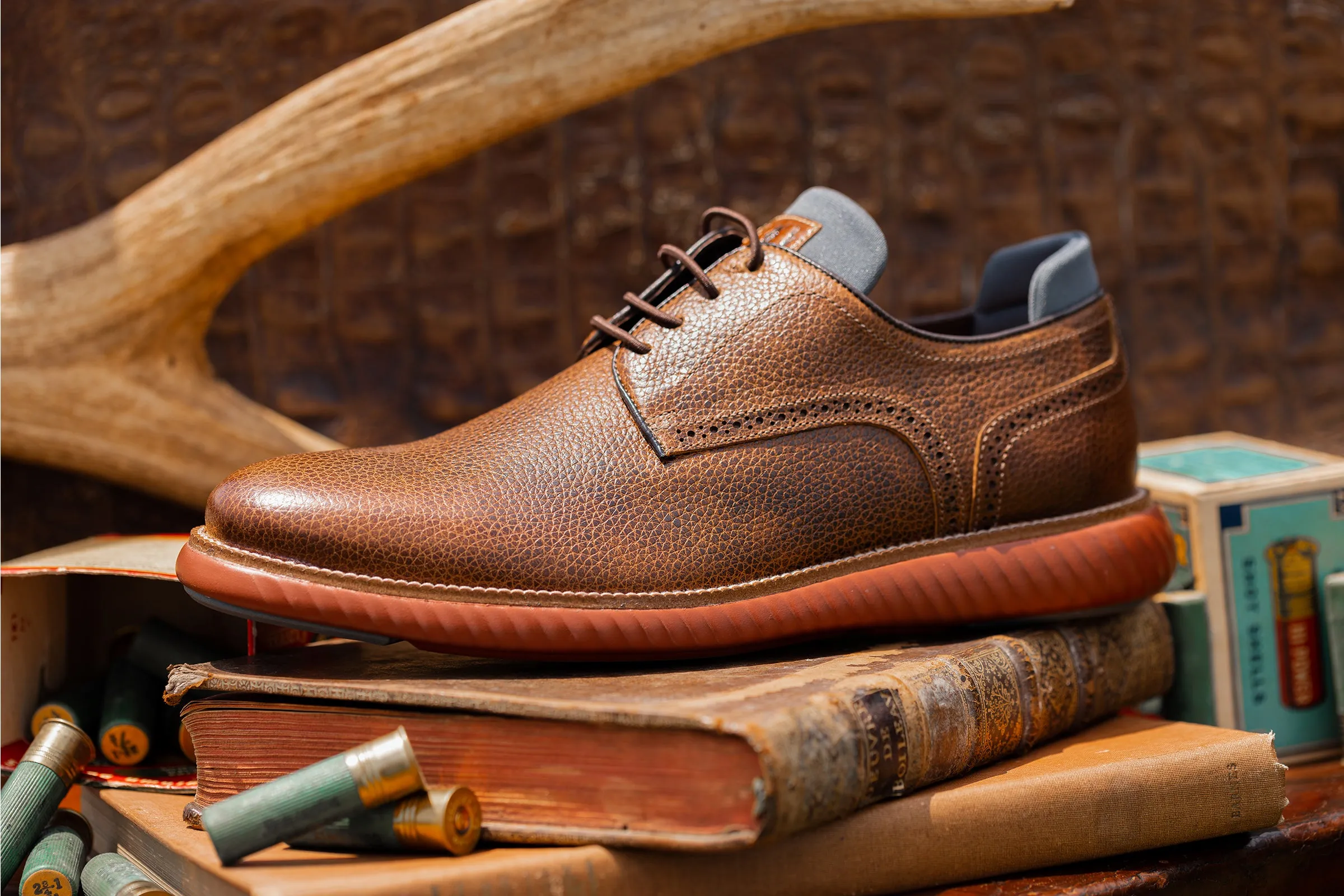 Countryaire Water Buffalo Plain Toe - Oak