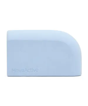 Curved Yoga Block - Powder Blue