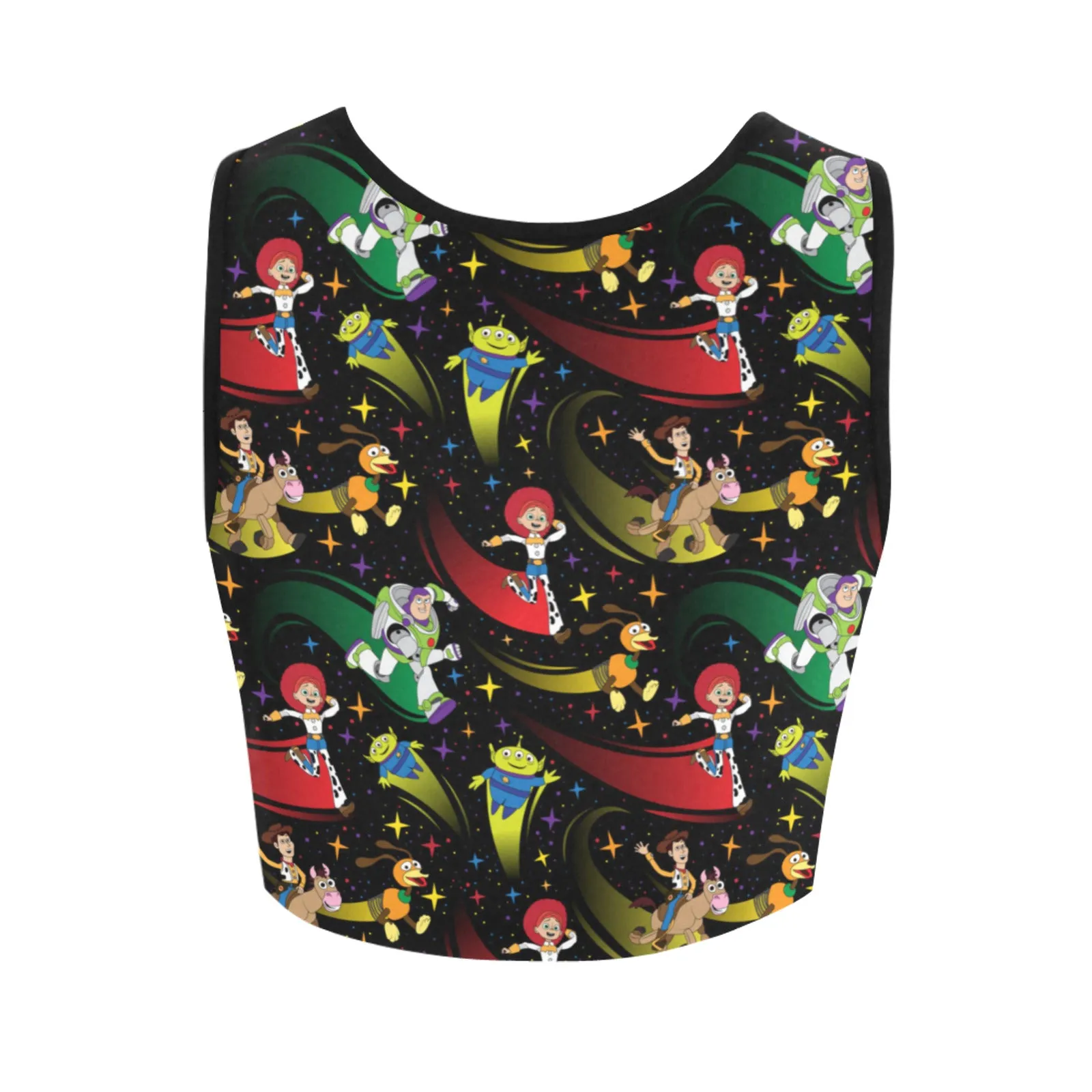 Disney Toy Story Roundup Friends Women's Athletic Crop Top