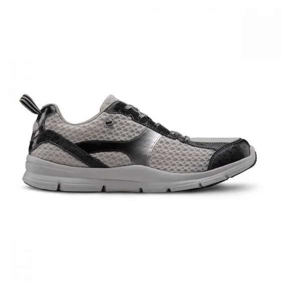 Dr. Comfort Men's Athletic Diabetic Shoes - Chris - Grey