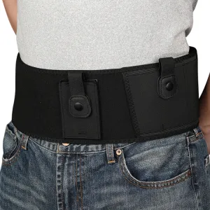 Elastic Outdoor Hidden Waist Belt, Size:40 inch Right Hand