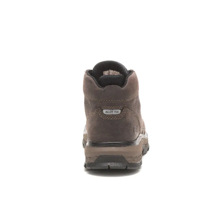 Exposition 4.5 Inch Alloy-Toe SD Work Boots Dark Brown