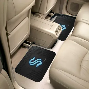 Fanmats Seattle Kraken Back Seat Car Utility Mats - 2 Piece Set