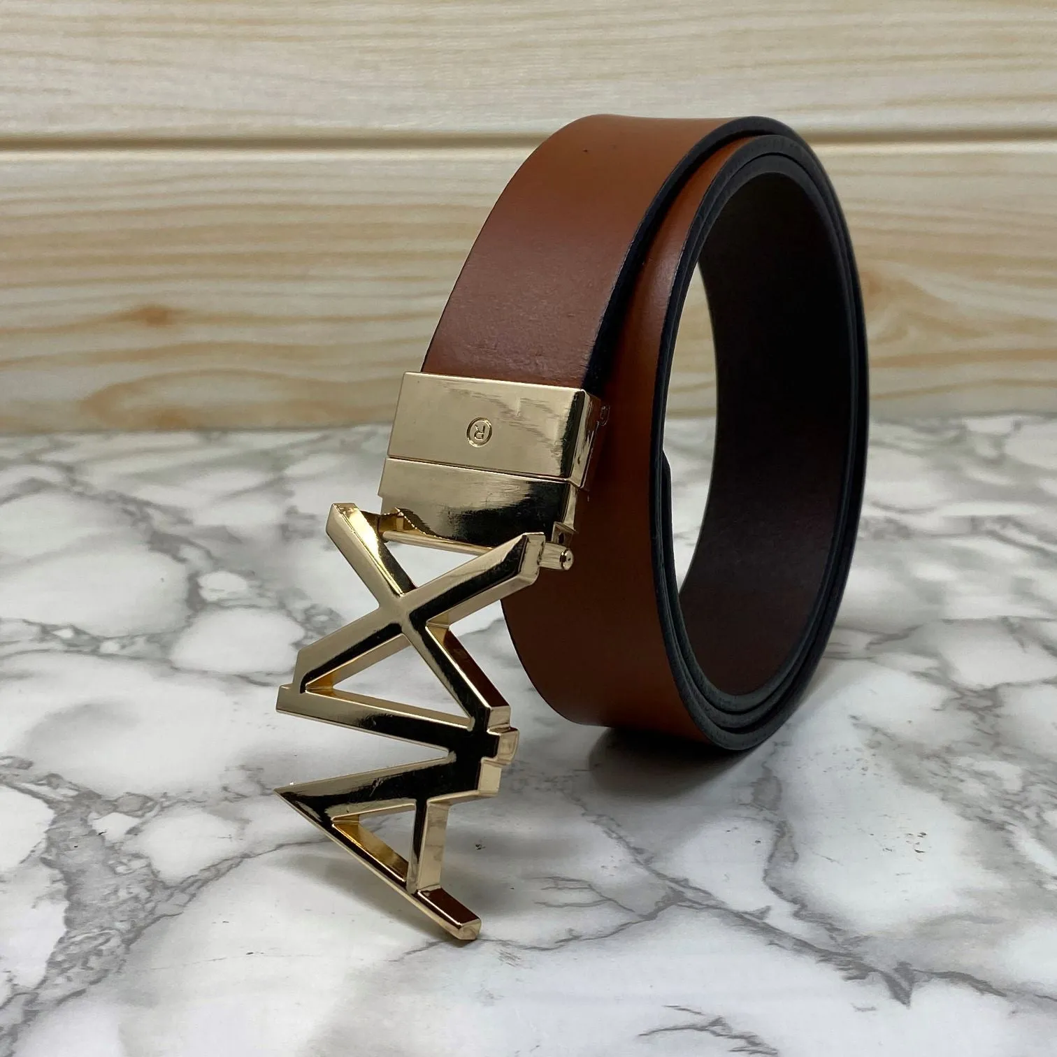 Fashionable AIX Leather Strap Belt -JonasParamount