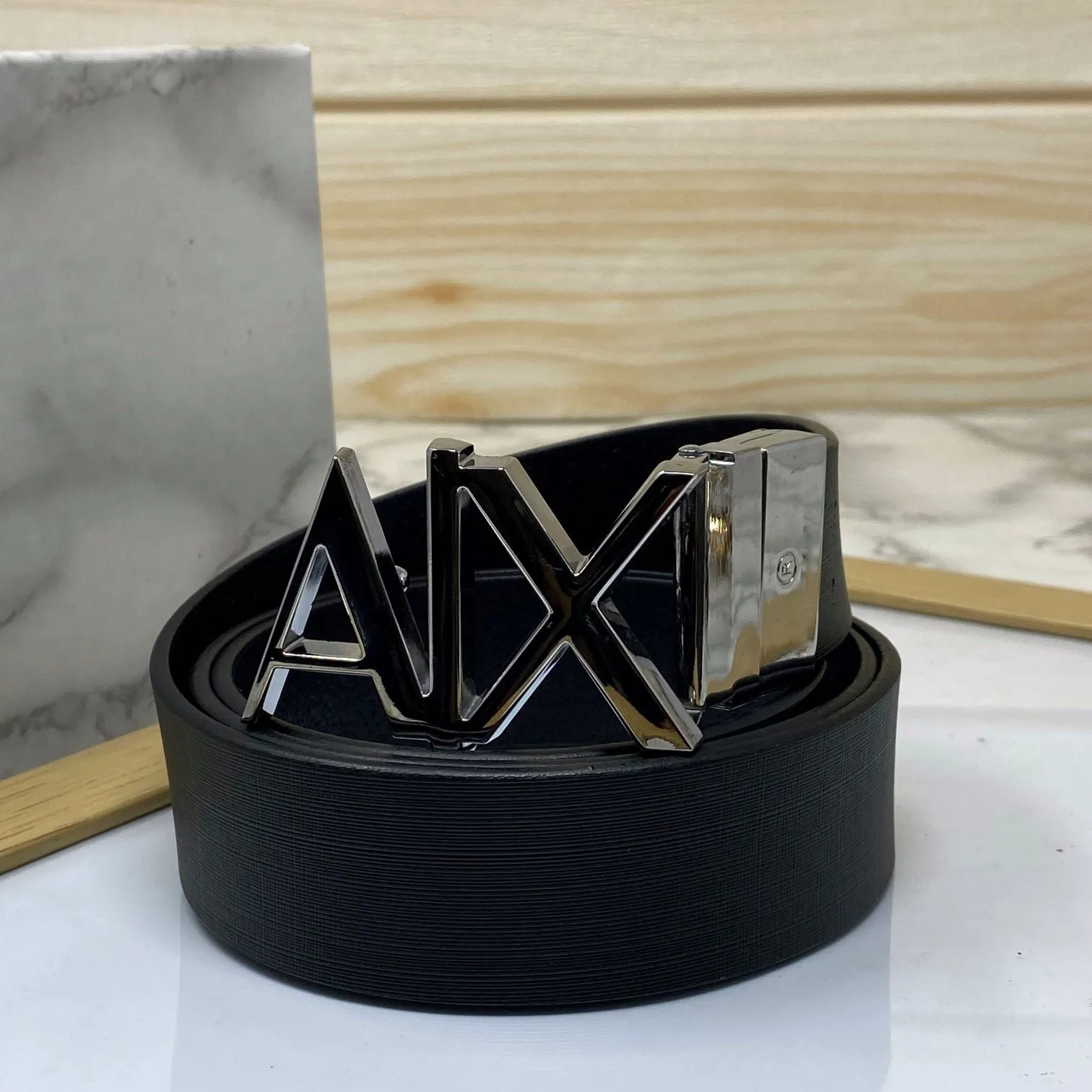 Fashionable AIX Leather Strap Belt -JonasParamount