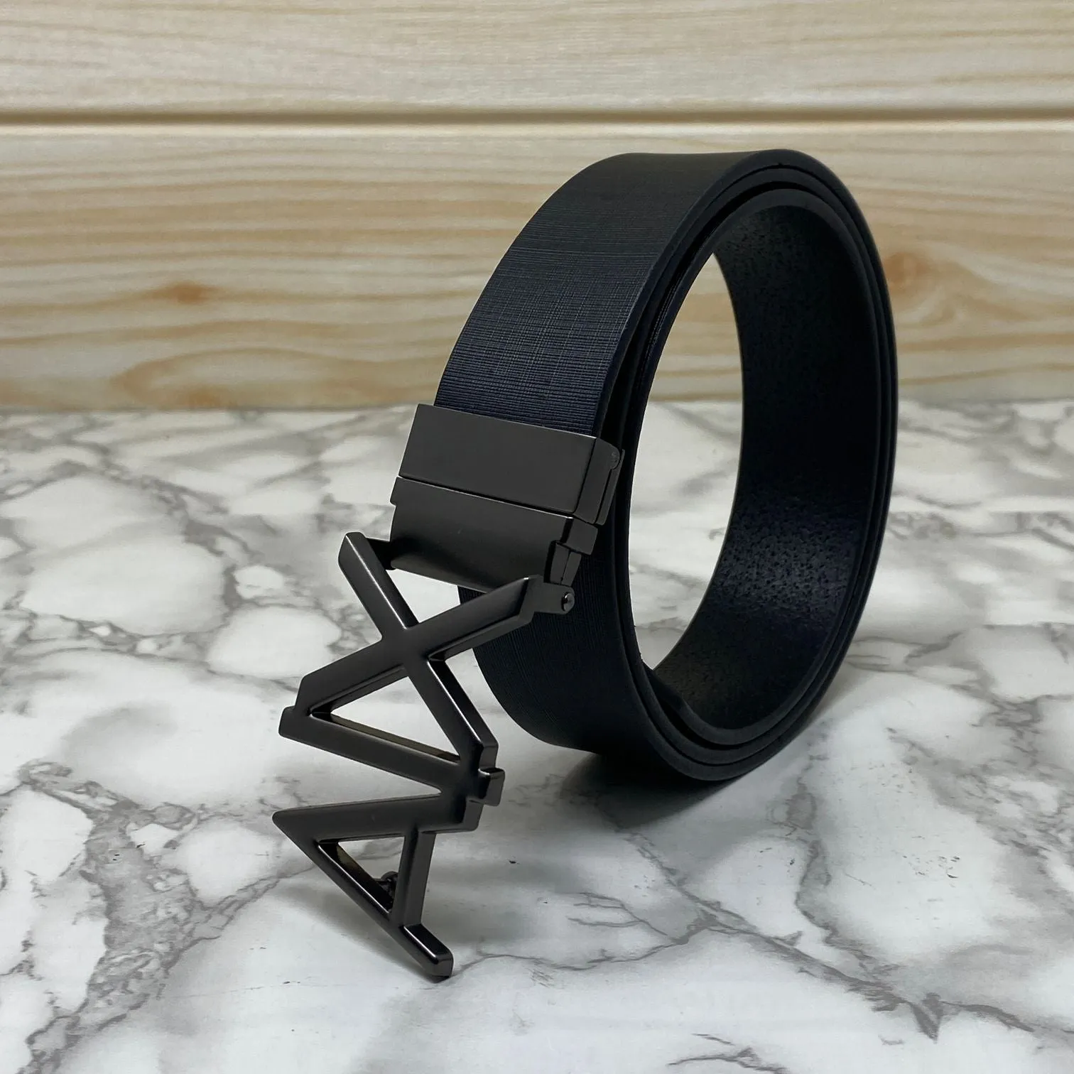 Fashionable AIX Leather Strap Belt -JonasParamount