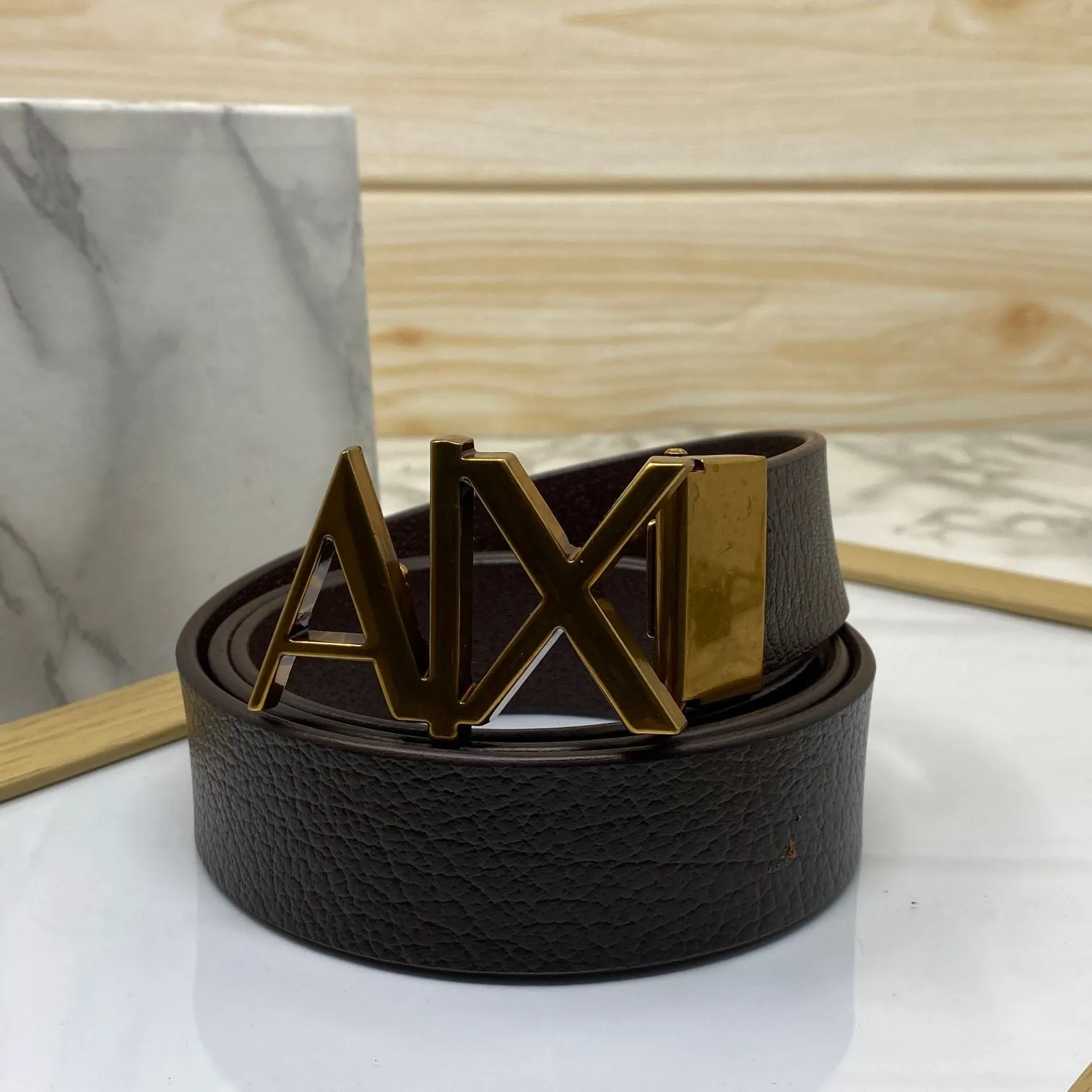 Fashionable AIX Leather Strap Belt -JonasParamount