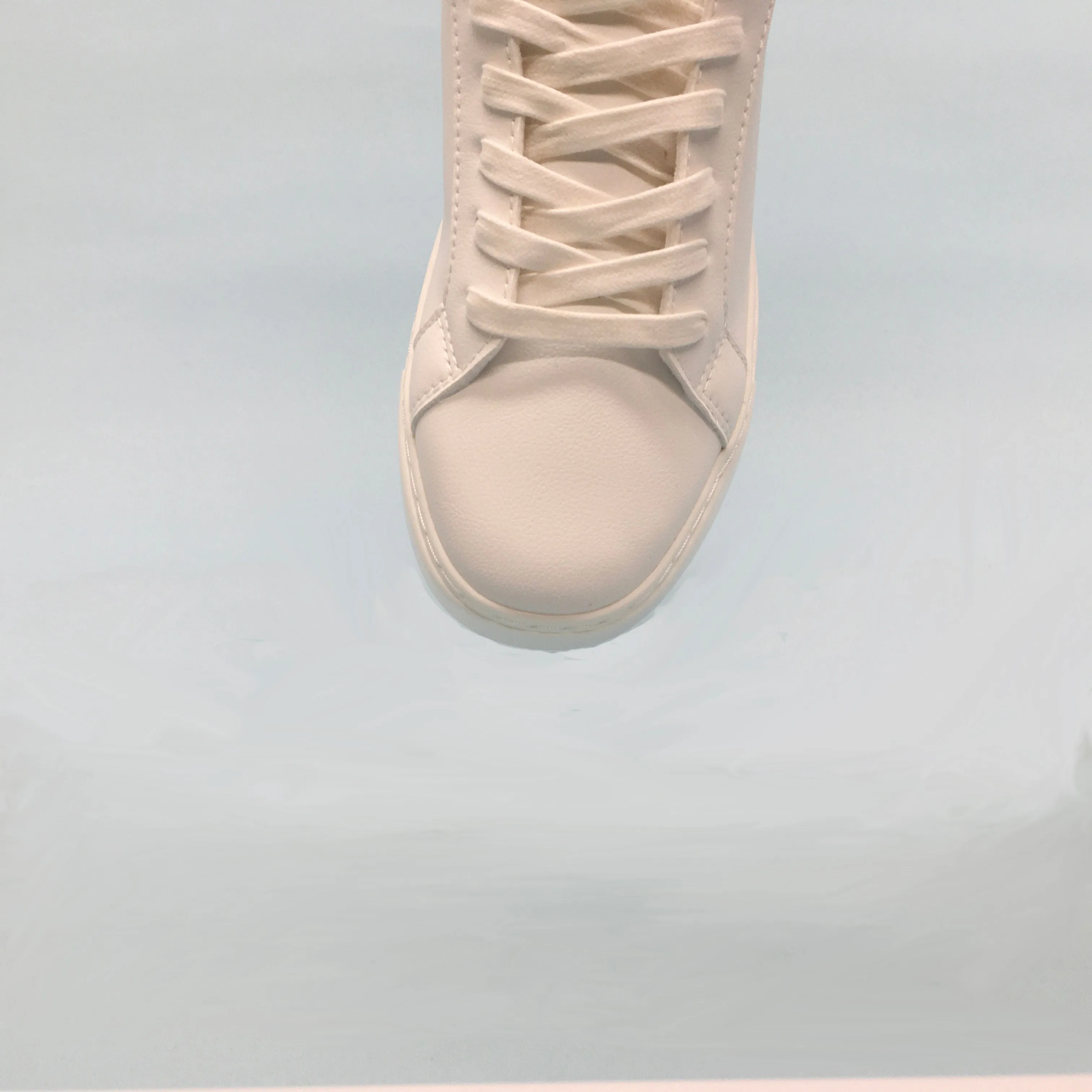 Fuego: Low-Top Dance Sneaker | All White | MED | Flat Full Rubber Sole | VEGAN