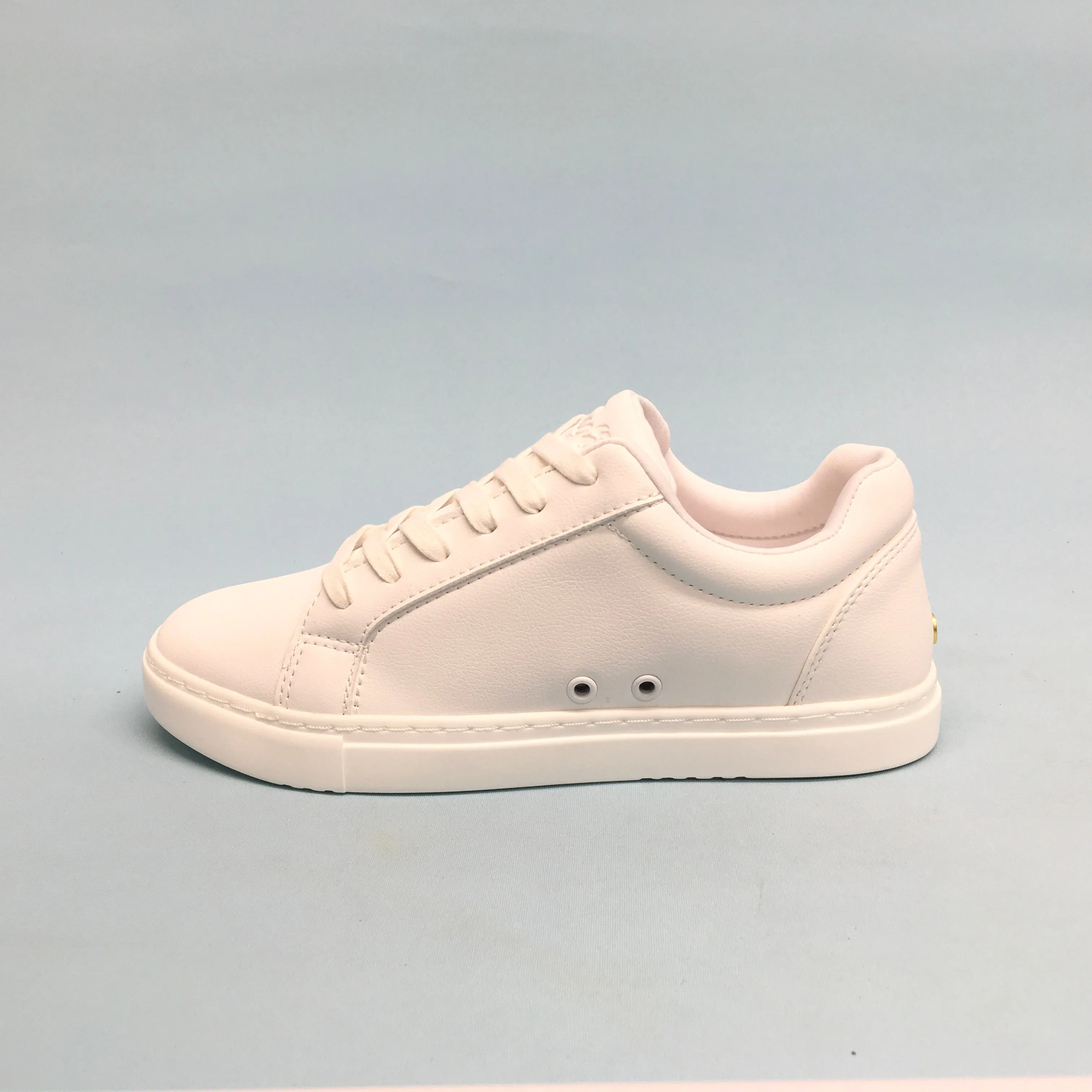 Fuego: Low-Top Dance Sneaker | All White | MED | Flat Full Rubber Sole | VEGAN