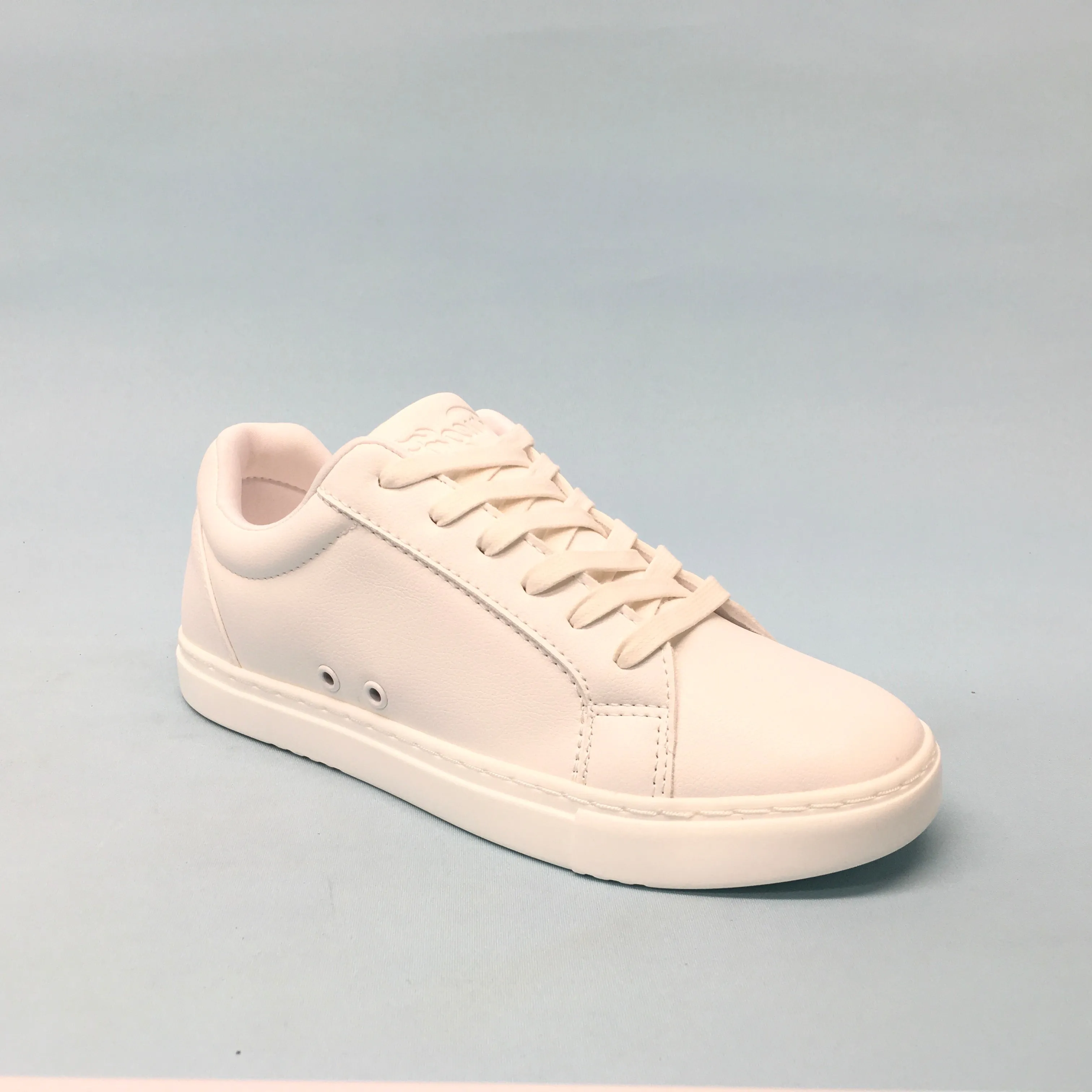 Fuego: Low-Top Dance Sneaker | All White | MED | Flat Full Rubber Sole | VEGAN