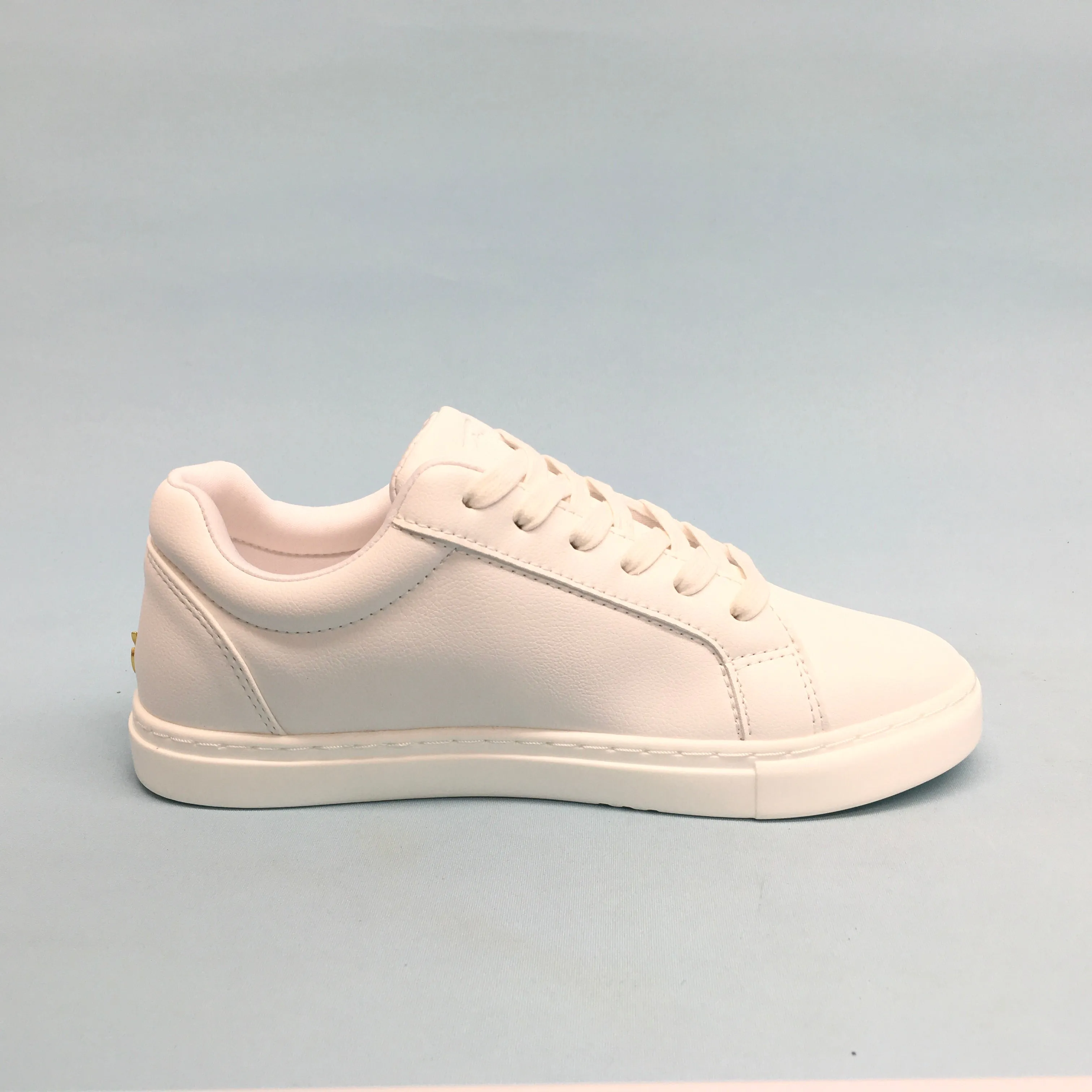 Fuego: Low-Top Dance Sneaker | All White | MED | Flat Full Rubber Sole | VEGAN