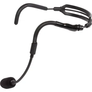 Galaxy Audio H2O7-BK-AT Waterproof Dual Ear Fitness Headset Microphone for Audio Technica Transmitters