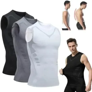 GFOUK Ionic Shaping Vest | Men's Slim Fit Sports Top