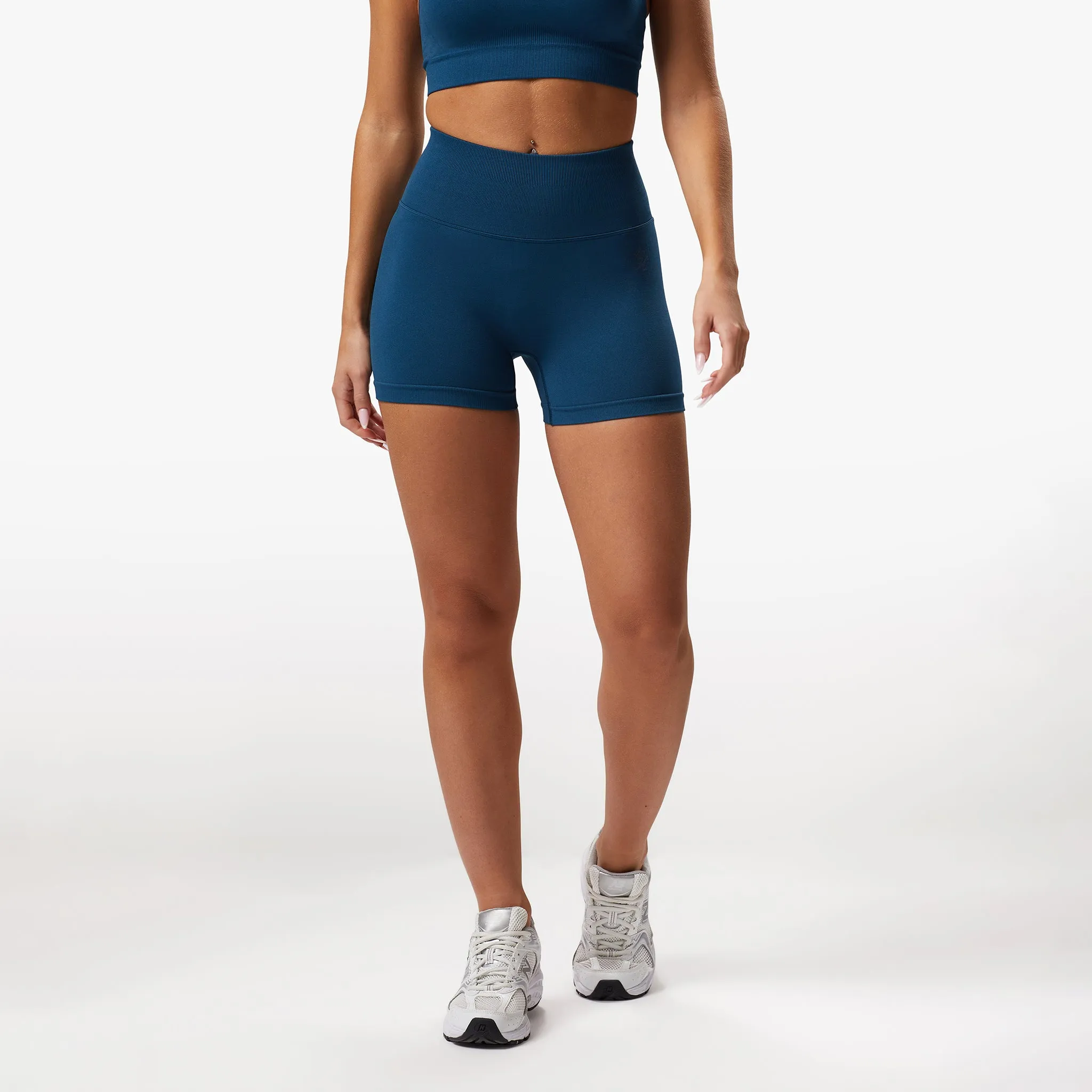 Gym King Sculpt Seamless 3" Short - Marine Teal