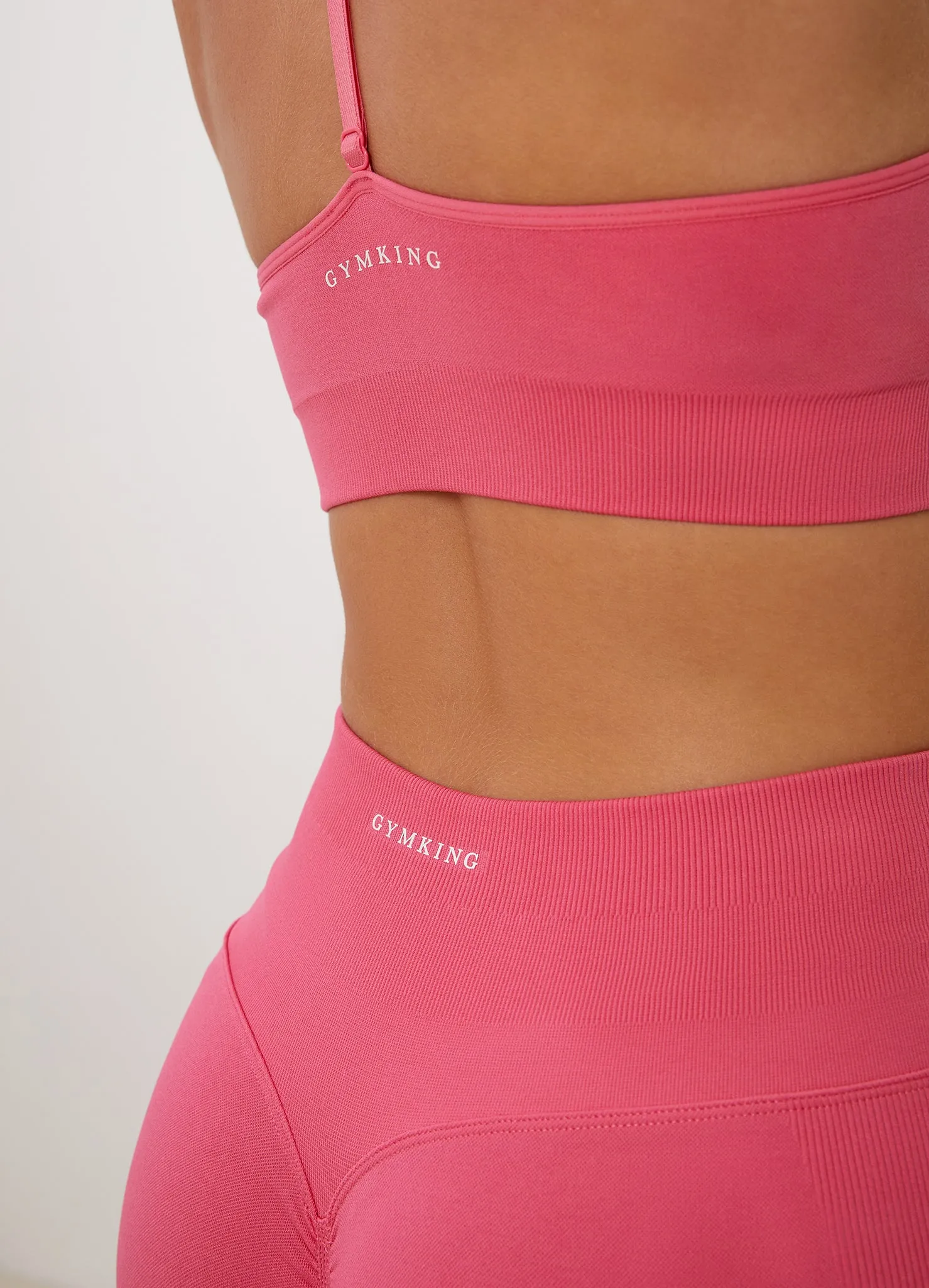 Gym King Sculpt Seamless Bra - Bright Fuchsia