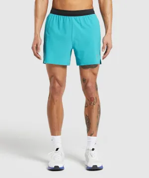 Gymshark Speed 5" Shorts - Artificial Teal