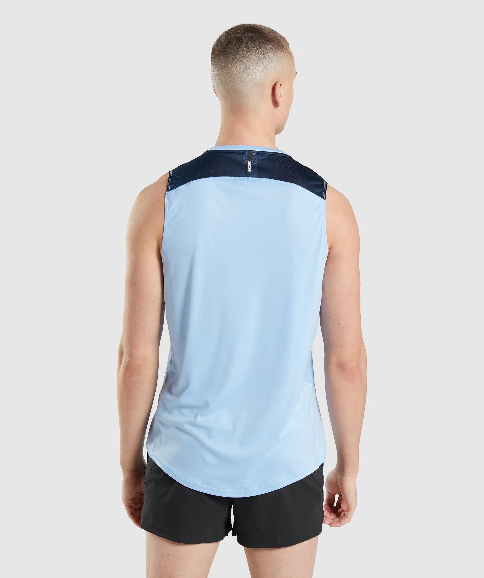 Gymshark Speed Evolve Tank - Moonstone Blue