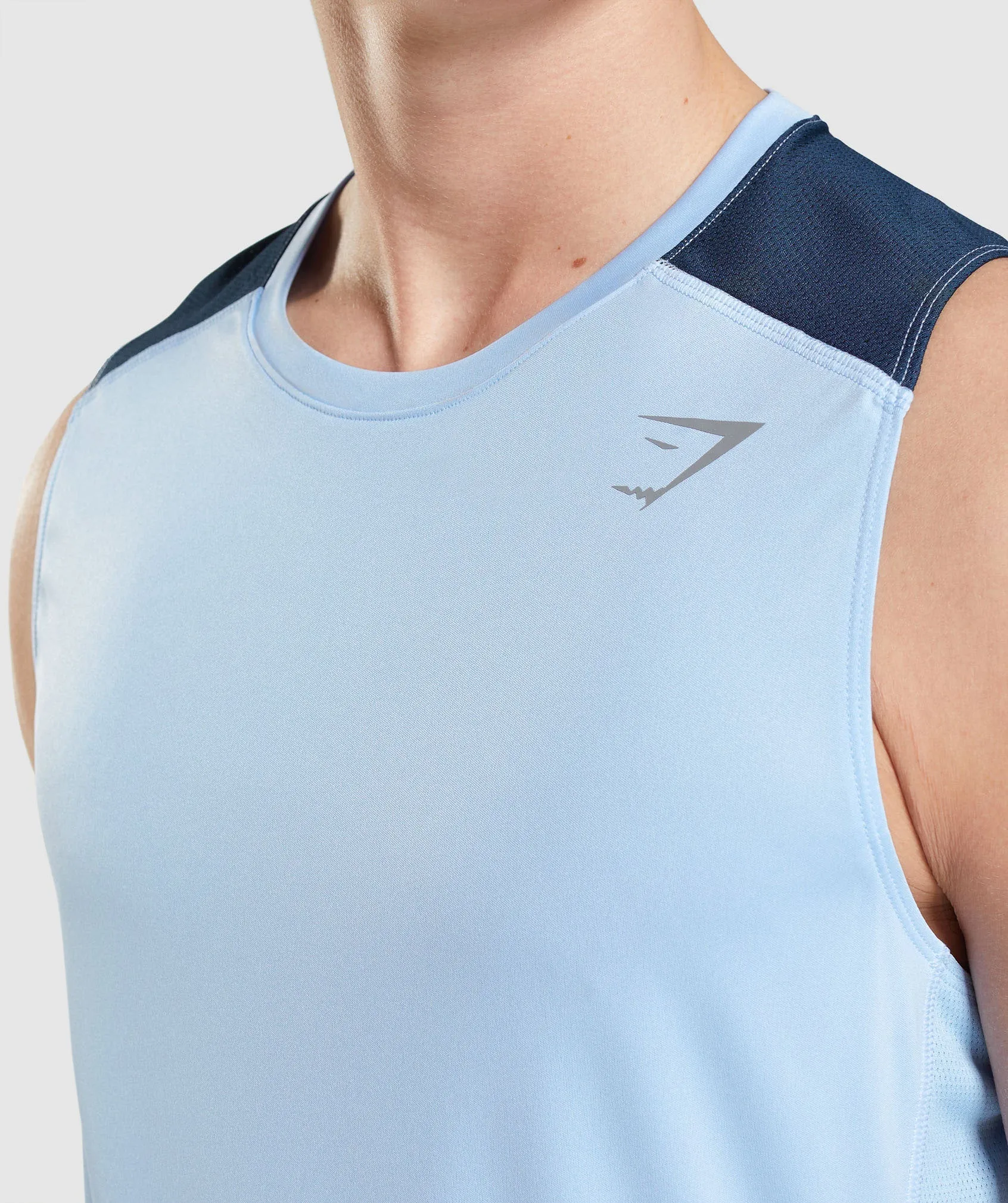 Gymshark Speed Evolve Tank - Moonstone Blue