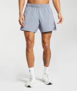 Gymshark Sport 5" Shorts - Drift Grey/Evening Blue