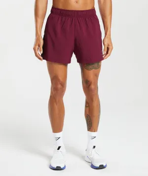 Gymshark Sport 5" Shorts - Plum Pink/Black