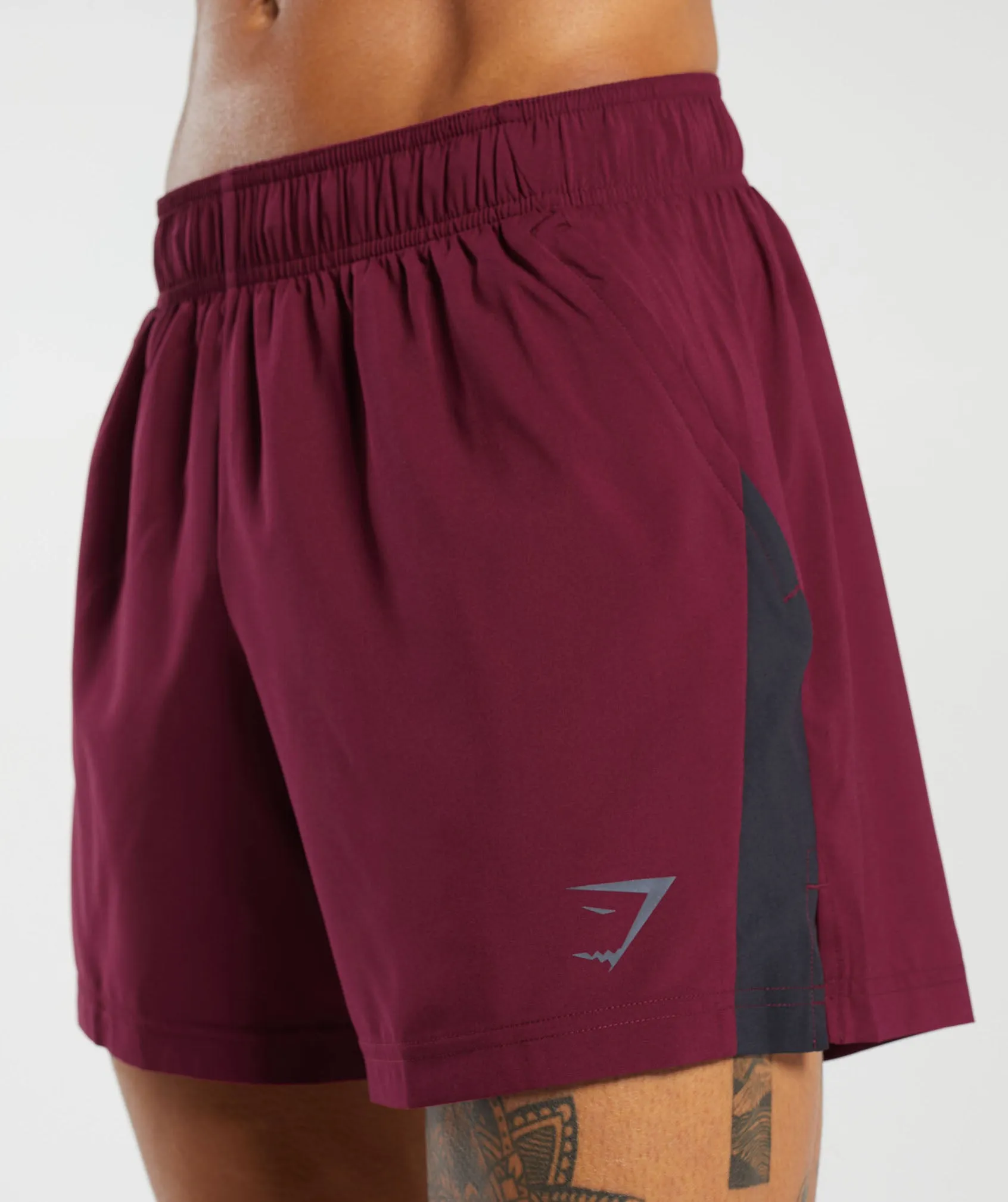 Gymshark Sport 5" Shorts - Plum Pink/Black