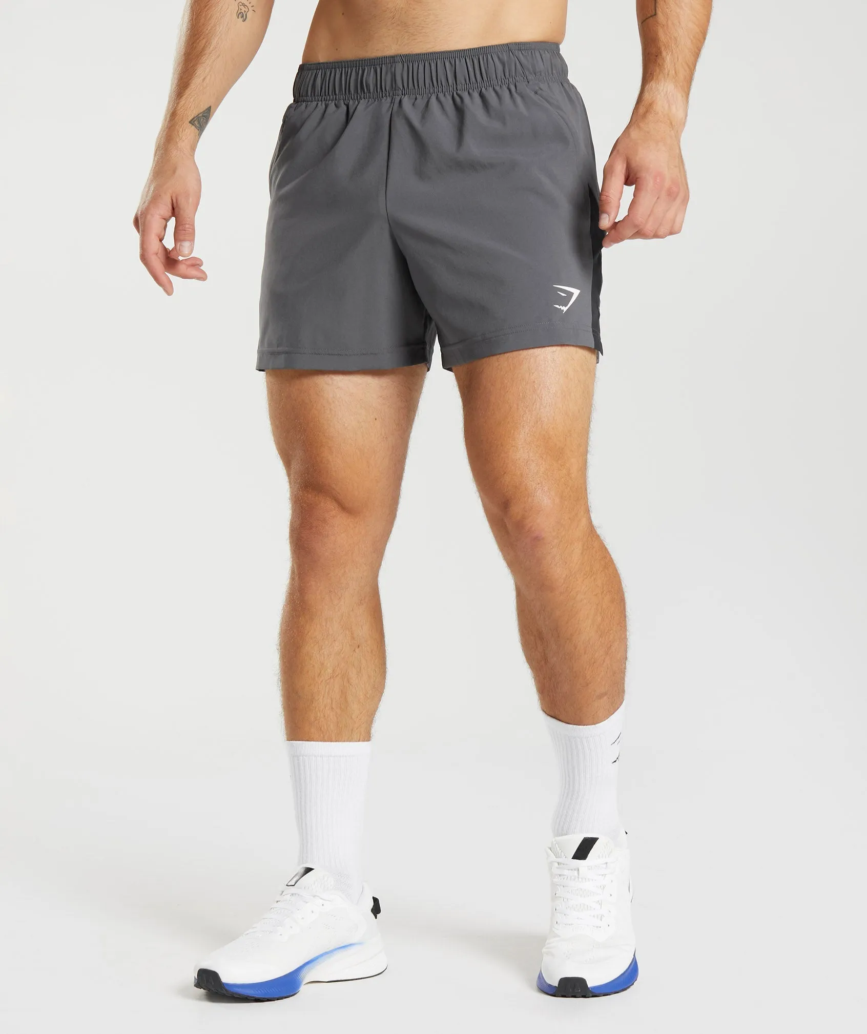 Gymshark Sport 5" Shorts - Silhouette Grey/Black